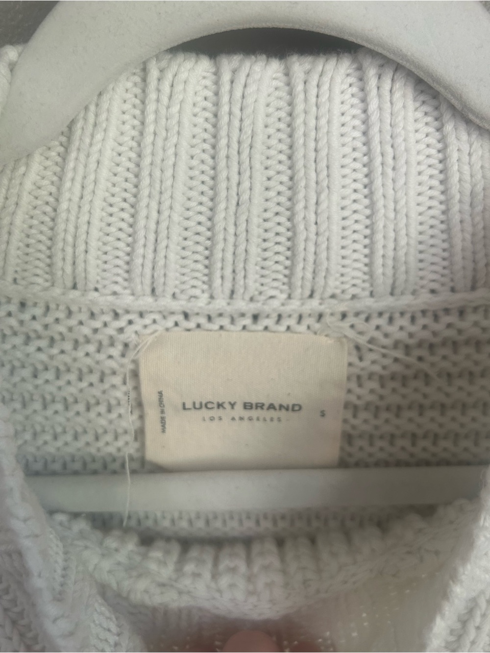 Textured Turtleneck - Lucky Brand - Ribbed Mock Neck Women's Sweater - Picture 11 of 14